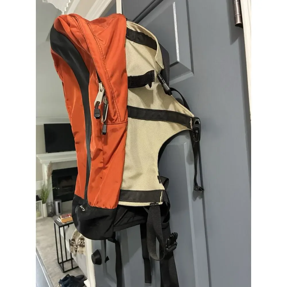 THE NorhtFace Equipment Chilkats Orange Black Hiking Pack Backpack Size Large